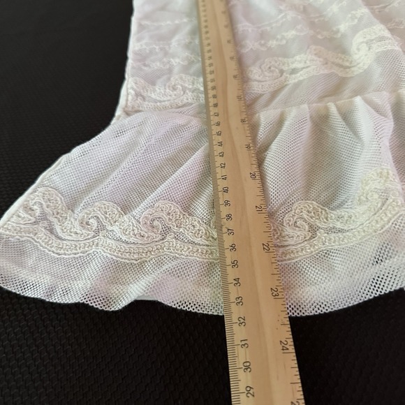 American Eagle Women's White Lace Tank Top Sz Small Flowy Boho Festival - Picture 4 of 12